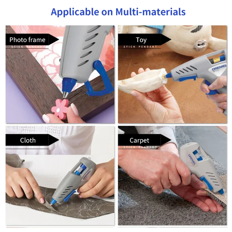 Dremel Hot Glue Gun 2 Gear Adjustment Temperature Tool for Craft DIY Repairing Stick Tools Kit Fast Preheating 930/940