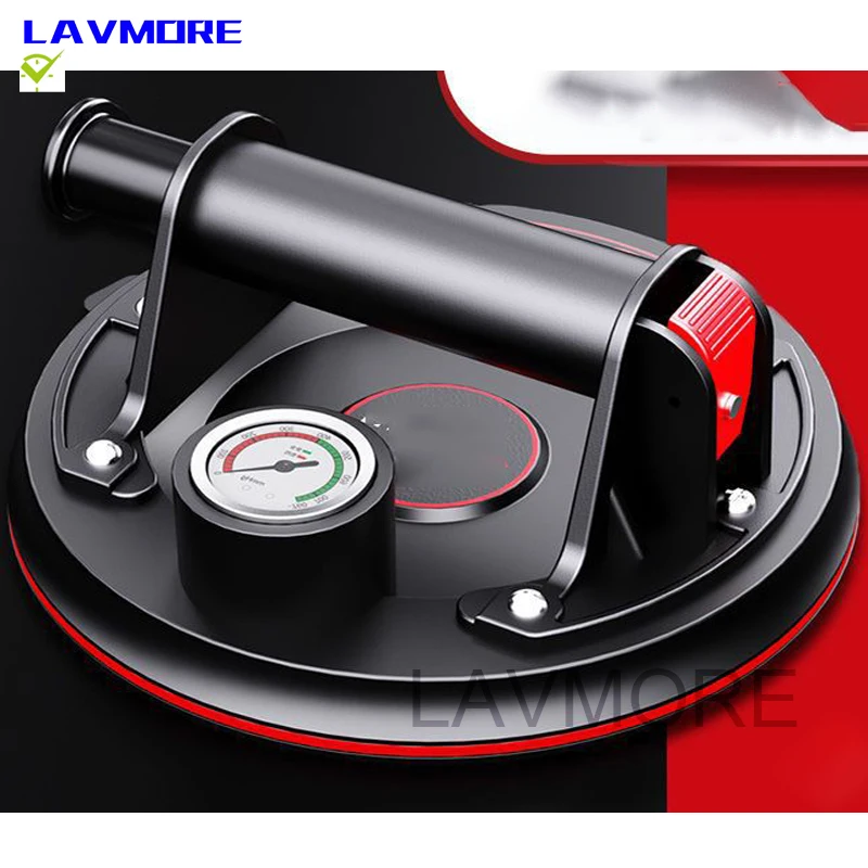 8 Inch Hút Chân Không Hút Cup Với Đồng Xử Lý Nhiệm Vụ Nặng Nề Nâng Lên Cho Đá Granite Gạch Thủy Tinh Tay Nâng Với Áp Lực Gage