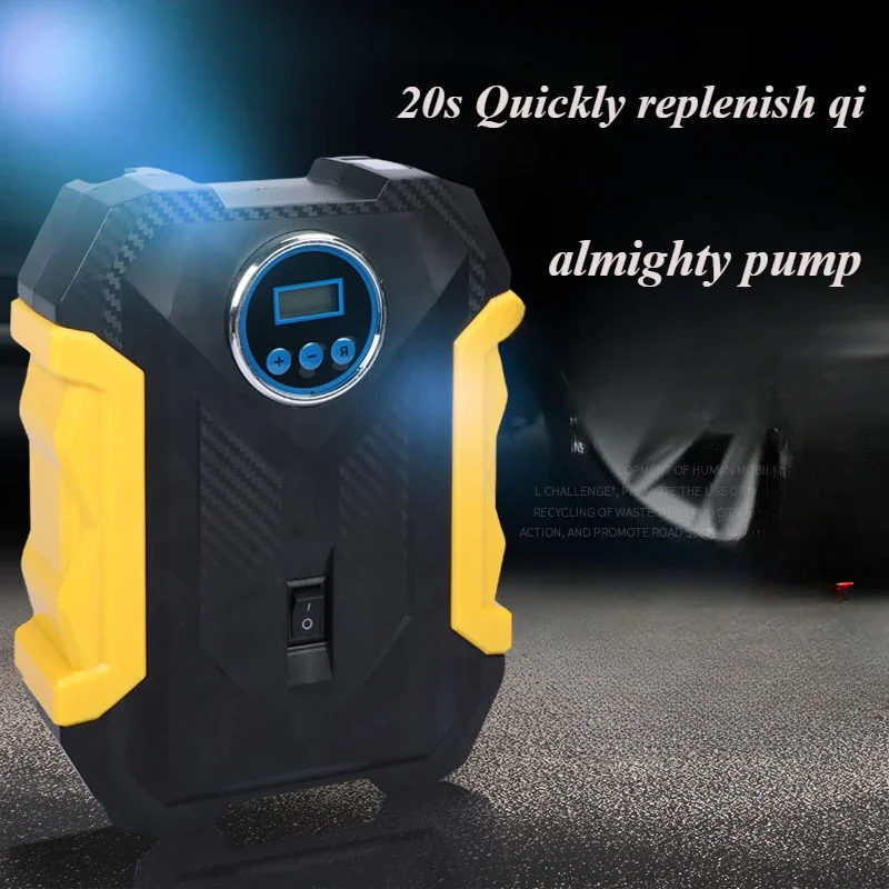 Car Mounted Inflation Pump Digital Display Tire Electric Vehicle Air Pump Mini Intelligent Portable Automobile Inflation Pump