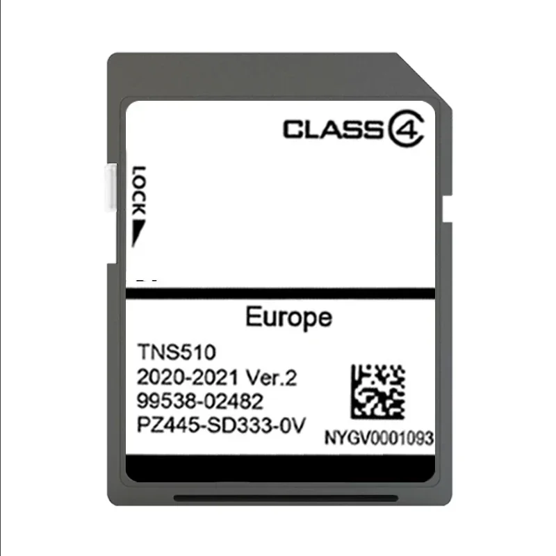 Chính Hãng Cho Xe Toyota TNS510 Dẫn Đường Vệ Tinh SAT 2020-2021 Thẻ SD PZ445-SW333-0V V.2