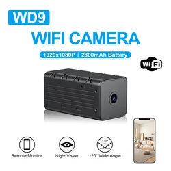 WD9 Mini Wireless IP Camera, WiFi, 1080P HD, Remote Monitor, Tiny Video Recorder, Micro Cam, Indoor