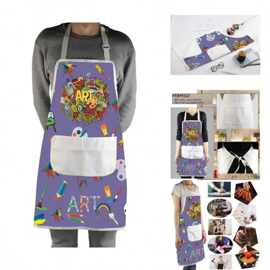

Apron With Pockets Artist Painter Gifts Art Lover Art Teacher Student Painter Apron Waterproof