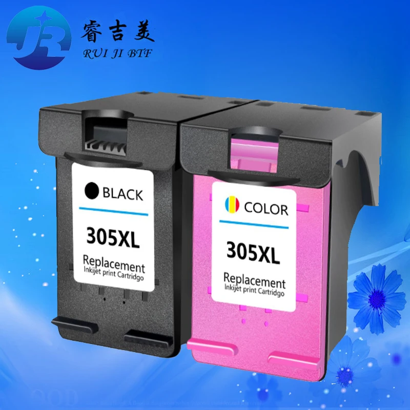 305XL Ink Cartridge For HP 4100 4110 4120 4121 4122 4130 4140 4152 4155 4158 6010 6020 6022 6030 6032 6052 6055 6058 6075 head