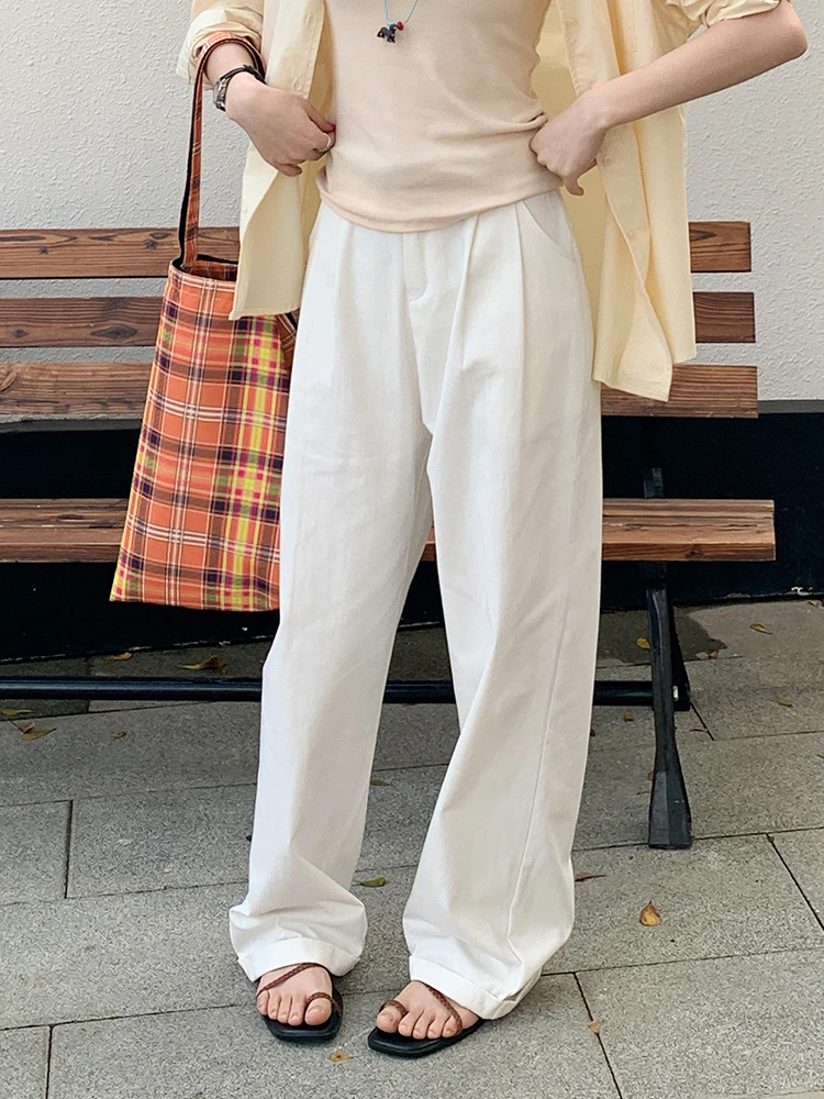 

High Waist Women'S Trousers Denim Loose Streetwear Jean Vintage Full Girls Jeans Woman Pants Wide Leg Straight Femme Pantalon