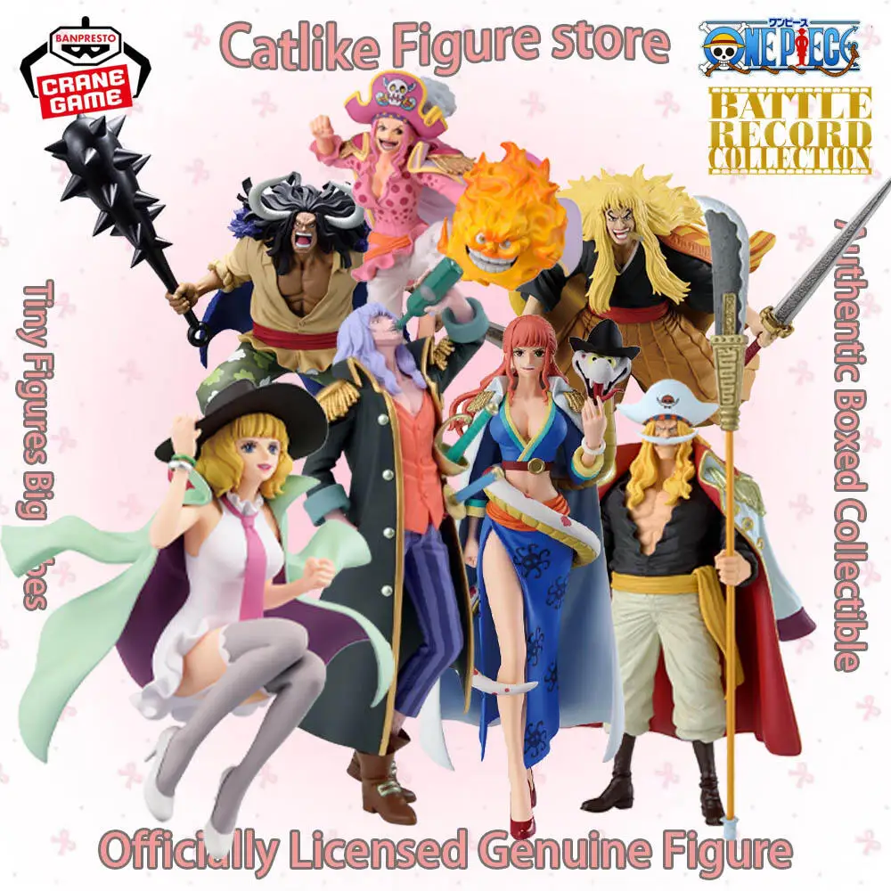 

Новая оригинальная фигурка Banpresto Battle Record Collection One Piece Gloriosa Stussy Shiki John Linlin, модель из аниме, в наличии