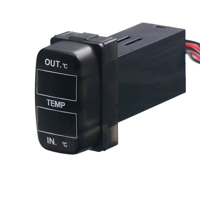 Dual Temperature Display Inside And Outside The Car Dual Temperature Sensor For Mitsubishi ASX Lancer Outlander Pajero