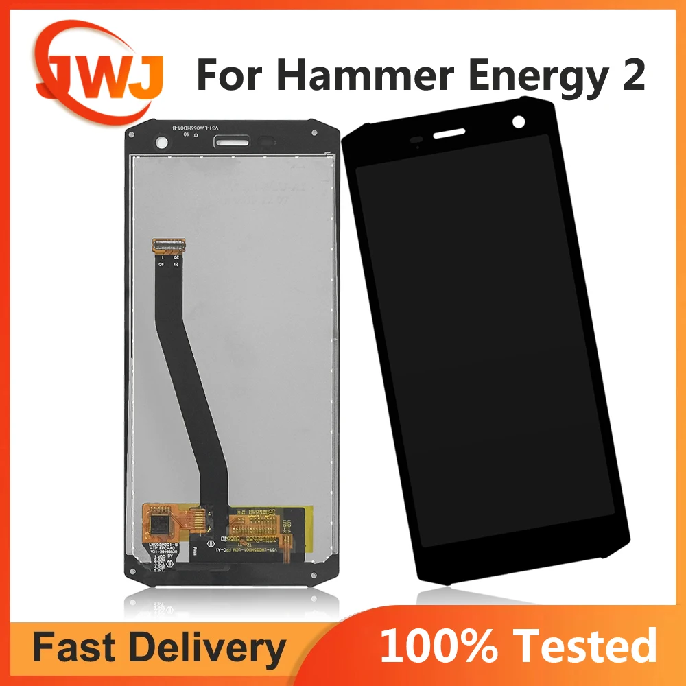 

100% Tested LCD Display For Myphone Hammer Energy 2 LCDs Touch Screen Digitizer LCD Display Assembly Replacement Parts +Tools