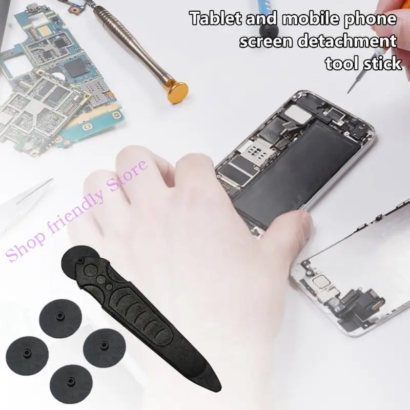 594A For Phone Split Frame Tablet Mobile Repair Screen Separation Removal Rod Roller Lever Wheel Opening Tool Nonslip Handle