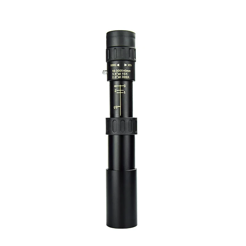 10-300X40 HD Monocular Telescope Mini Portable Mobile Phone Telescope with Holder Outdoor Camping Hunting Birdwatching Telescope image 2