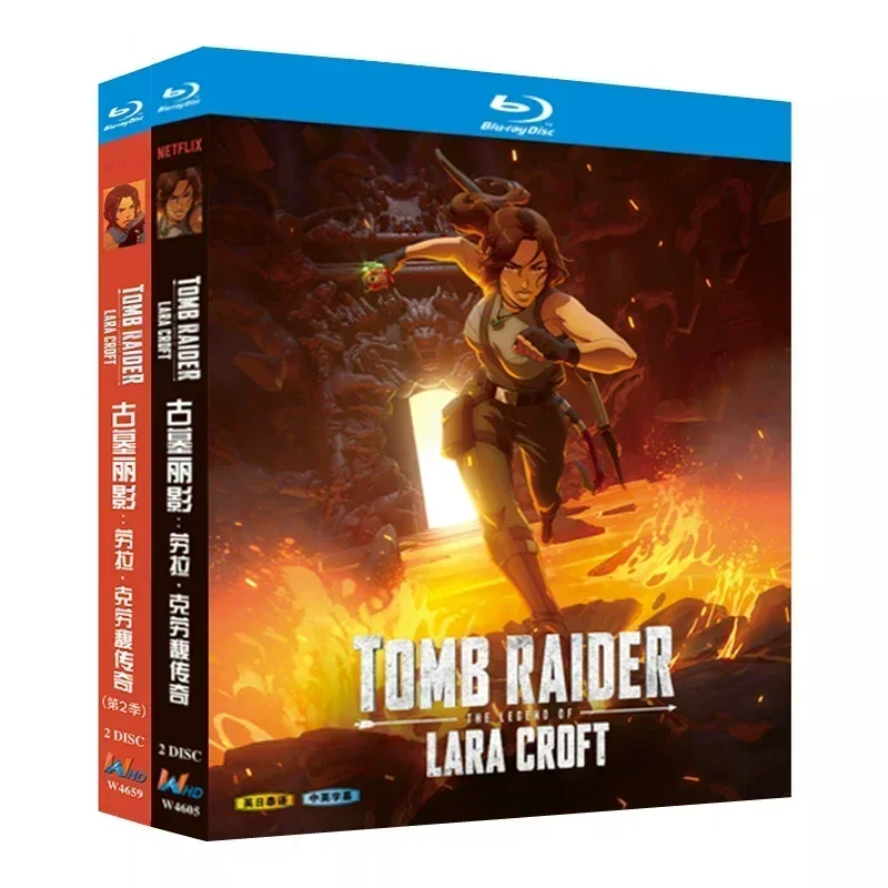 Tomb Raider: The Legend of Lara Croft Season (1-2) 4-Disc Blu-ray disc  High Definition BD