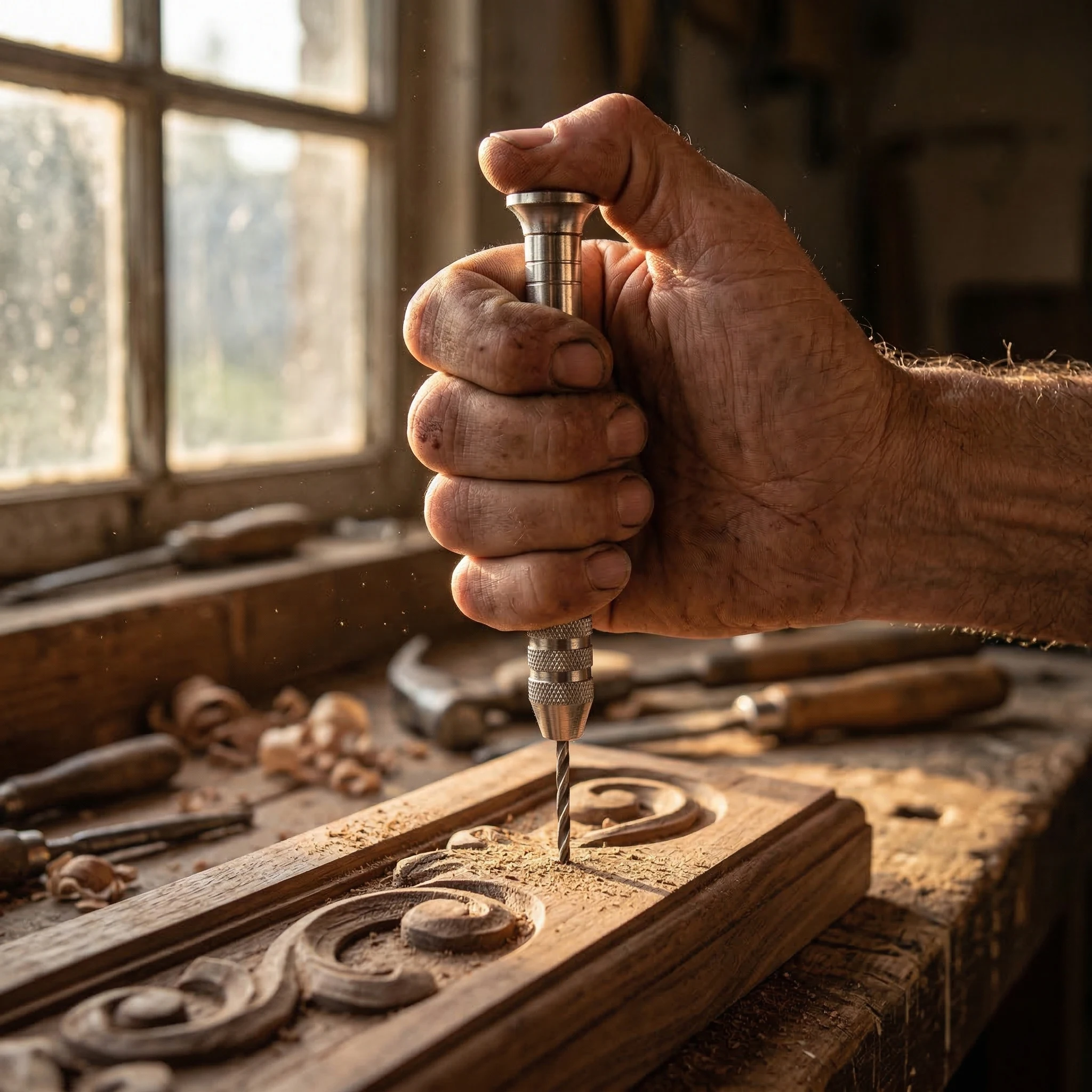 

Мини-дрель ручная для деревообработки, роторный инструмент, ручной сверлильный станок, часовые пинцеты, инструменты для ремонта часов 0.8-3.0 мм