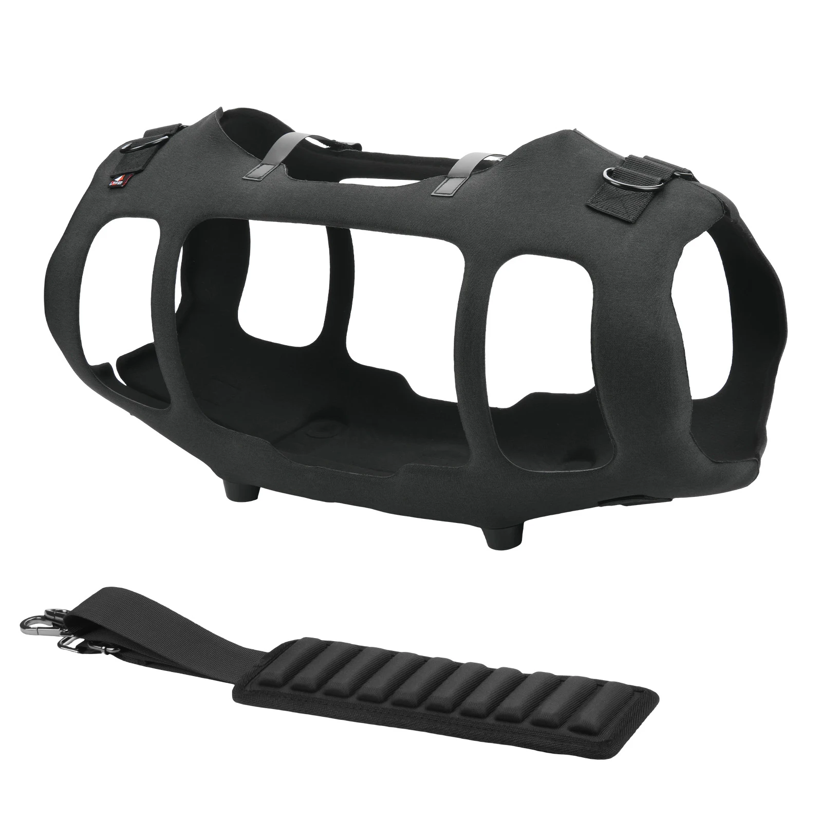 For Boombox4 Portable Sound Box Frame Shell with Adjustable Shoulder Strap & Pad Anti-Scratch for Camping Hiking Cycling