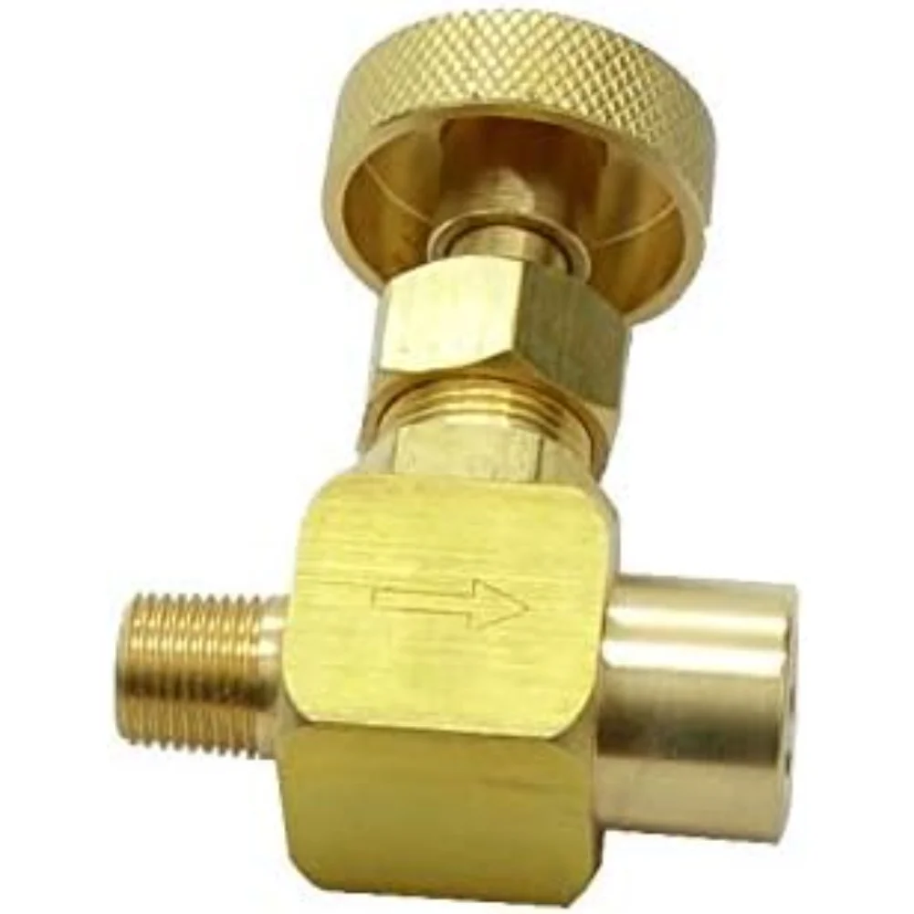 Heavy Duty Brass Needle Valve for Industrial For Flow Control with NPT Threads Suitable for Oil and Gas Applications