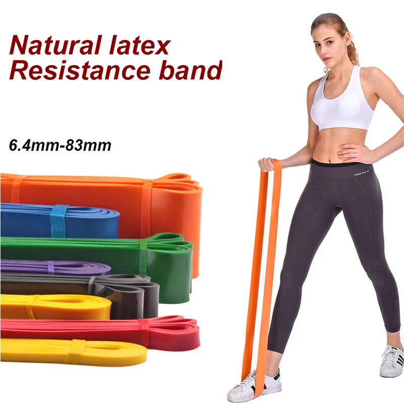 

Heavy Duty Latex Resistance Band Exercise Elastic Band For Sport Strength Pull Up Assist Band Workout Pilates Fitness Equipment