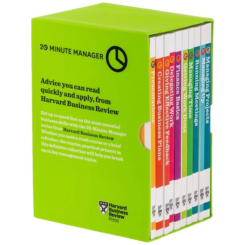 HBR 20Minute Manager Boxed Set 10 Books HBR 20Minute Ma Harvard Business Rev Harvard Business Review Press 9781633690950 Book