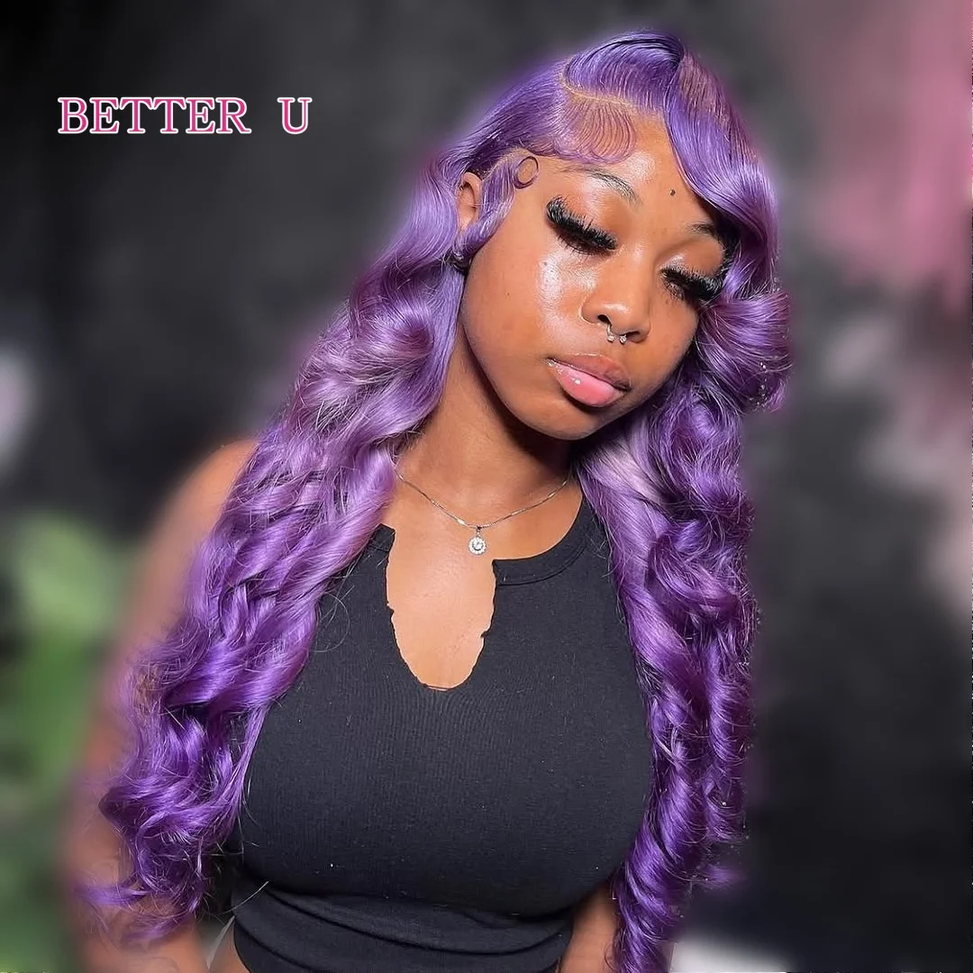 180% الكثافة الأرجواني 13x6 الدانتيل الجبهة الباروكات شعر الإنسان الجسم موجة البرازيلي 613 شقراء الملونة 13x4 الدانتيل أمامي خصلات الشعر المستعار الإنسان #3