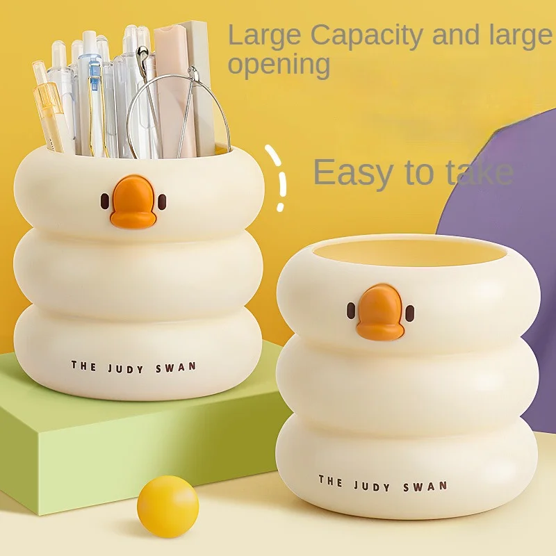 Creative Cute Style Pen Bucket Children\'s Student Stationery Organizer Student Desktop Pen Box Office Organizer Children\'s Gift