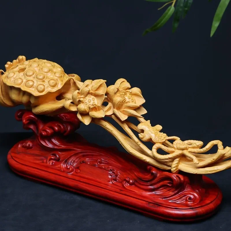 

Ornament boxwood carving all the way to Lianke college entrance examination moral gift
