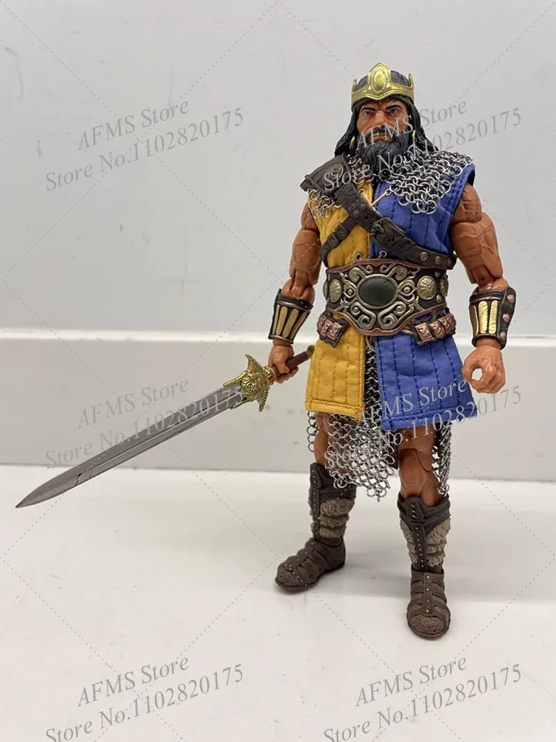 KAILAB 1/12 Scale Collectible Figure Magical Medieval Gladiator Conan Coat Lock Vest Fit 6Inch Action Figure Soldier Model