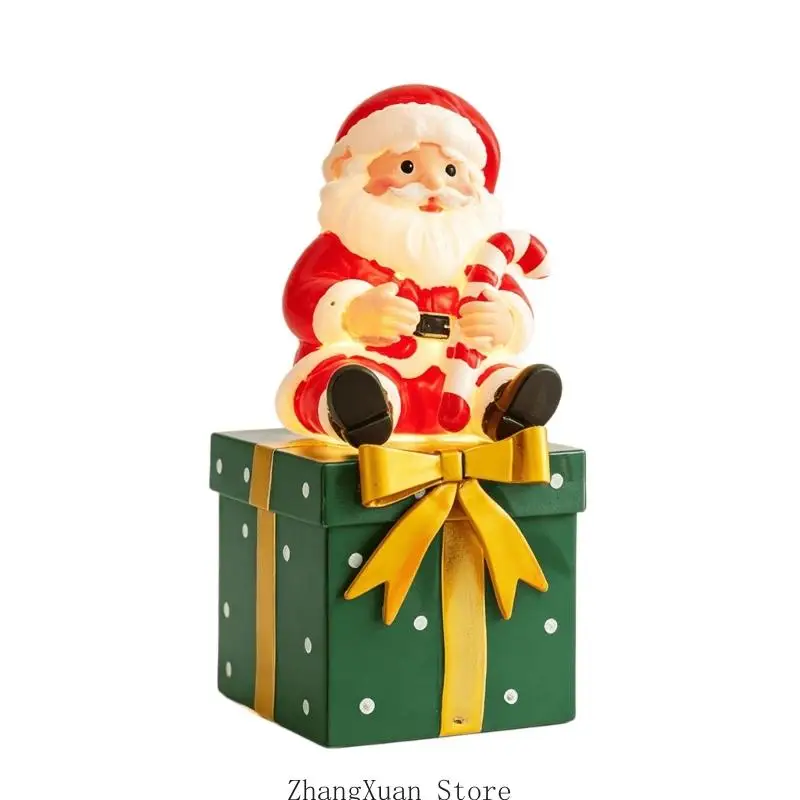 Leuchtende Weihnachtsfigur für Weihnachtsregale und Einzelhandelsdisplays 3XUF – Detail 4