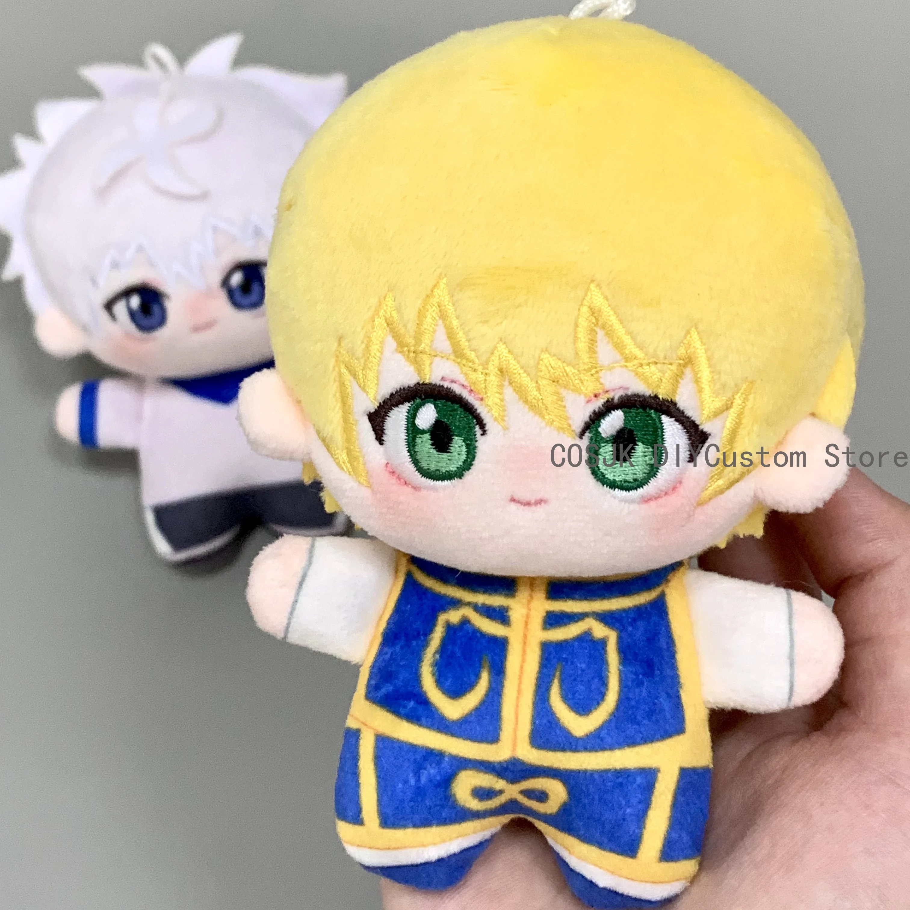 Kurapika Killua Zoldyck 10cm Anime Cute Starfish Body Mini Puppet Plush Pendant Keychain Figures Mascot Halloween Gift