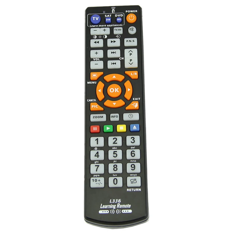 Universal L336 Universal Smart Remote Control With Learn Function For TV VCR SAT CBL STR-T DVD VCD CD HI-FI