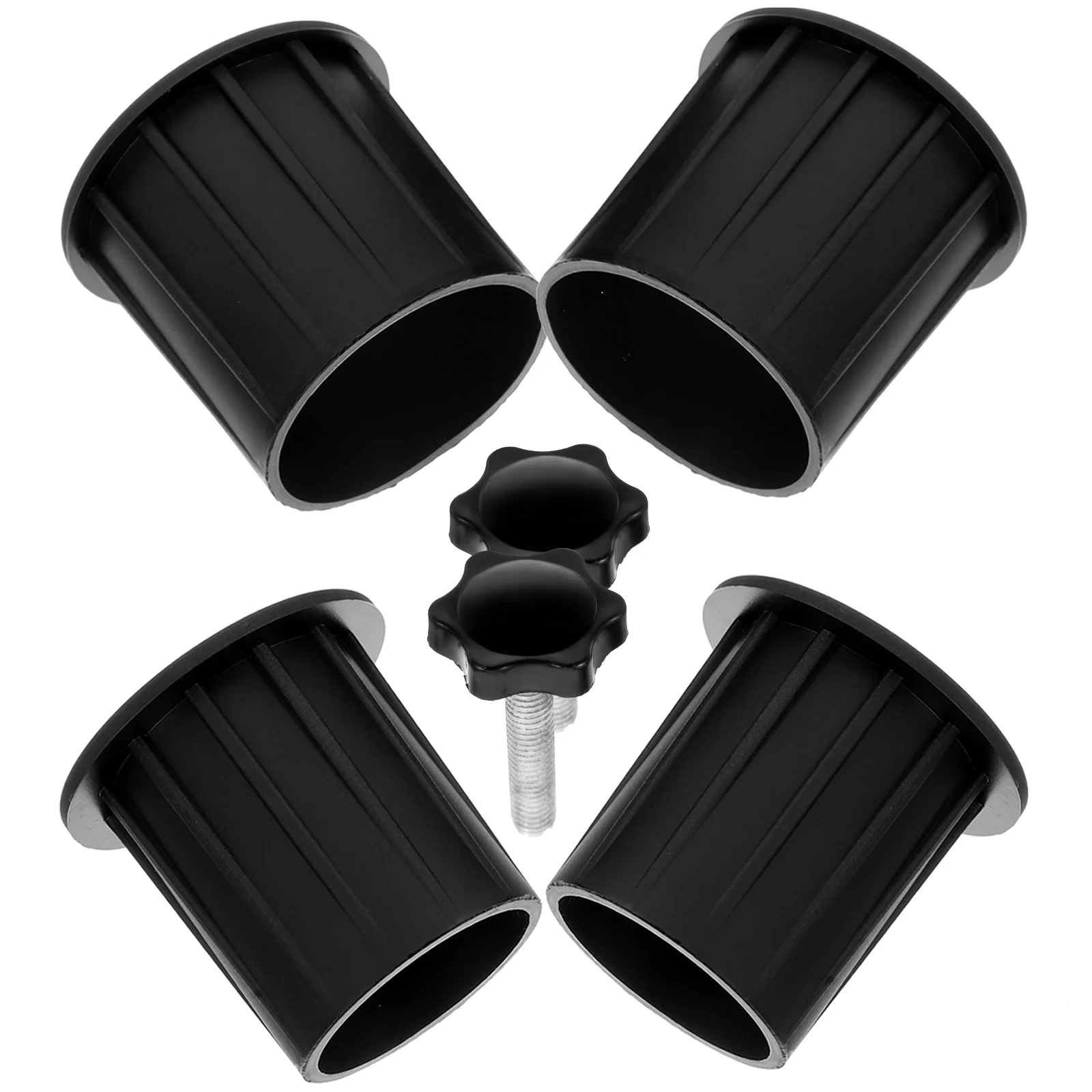 

1 set 6 Pieces Umbrella Base Accessories Durable Outdoor Parasol Hole Plug Patio Table Parts Plastic Plugs for Stand