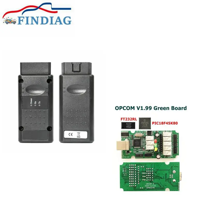 

New Opcom 2021 200603a OP COM 1.95 1.99 PIC18F458 FTDI Can be Flash update OBD2 Car CAN BUS Diagnostic Tool For 0pel Until 2021