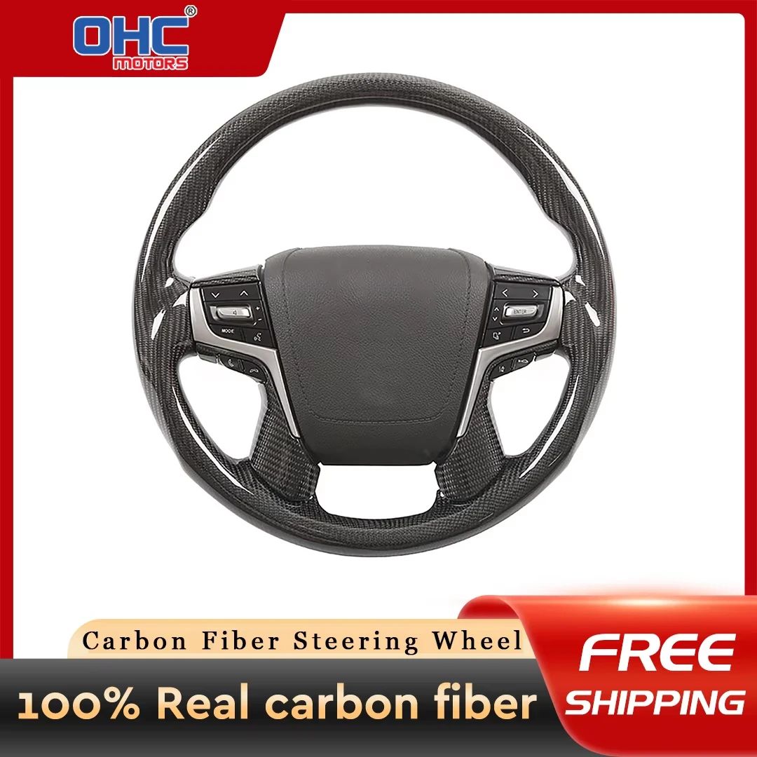 

Real Carbon Fiber Steering Wheel Compatible for Toyota Customized Steering Wheel