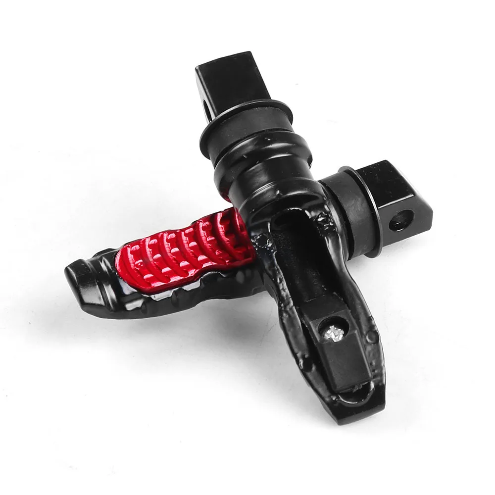 ATV Motorcycle Modified Rear Passenger Foot Peg Pedal Pad Bracket Side Stand 8mm mounting holes