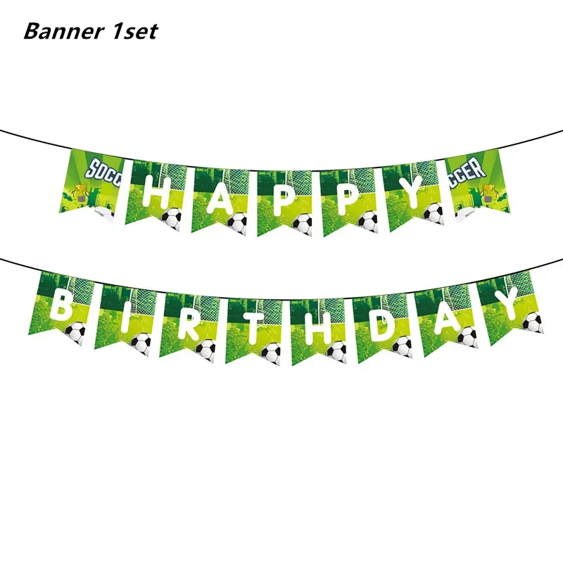 Fußball Geburtstag Ballon Set Fußball Banner Girlande Fußball Party Banner Ballon Dekor Jungen Fußball Geburtstag Party Dekoration – Detail 5