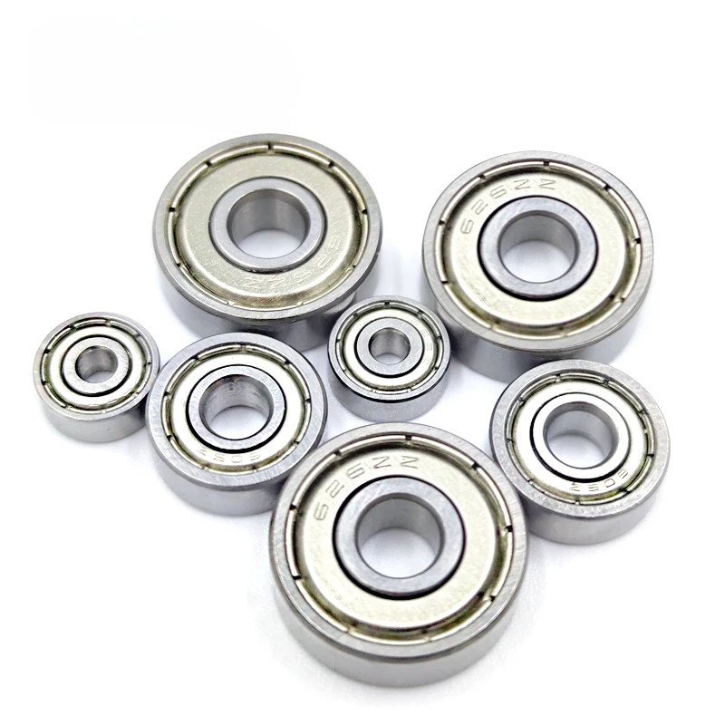 2PCS Deep Groove Ball Bearing, Small Bearing 603ZZ 3*9*5 604ZZ 4*12*4 605ZZ 5*14 *5 606ZZ 6*17*6 607ZZ 7*19*6 608ZZ 8*22*7 609ZZ