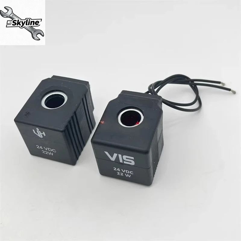 Hydraulic two-position three-way threaded cartridge valve solenoid valve coil stem CCS0A/SVP0.08