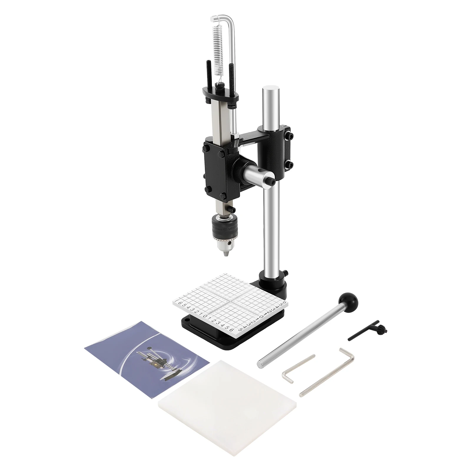 Adjustable Manual Press Puncher, Leather Manual Presses Machine Punching Pronging with M12 Screw Hole, Labor Saving