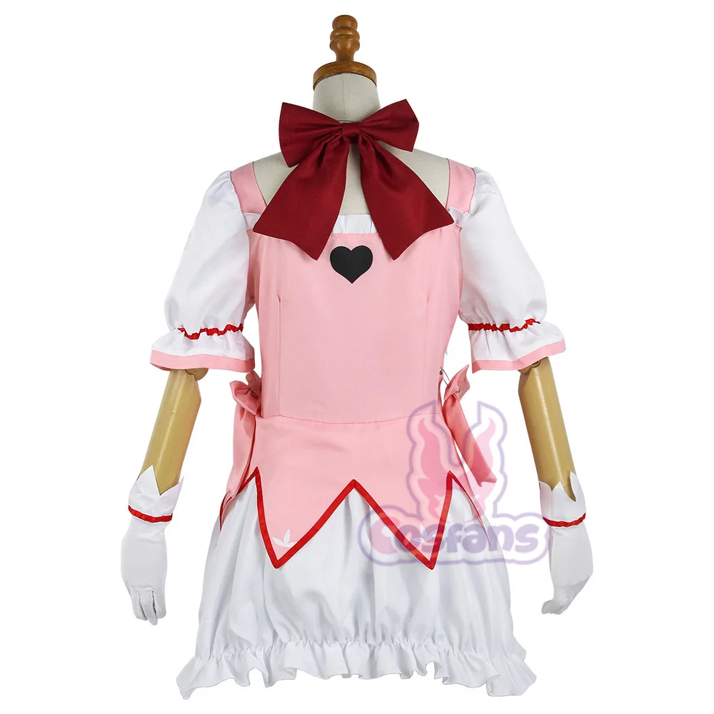 Cosplay Anime Kaname Madoka Cosplay Costume Magica Kaname Dress Wig Kaname Madoka Outfits for Comic Con Akemi Homura Cosplay