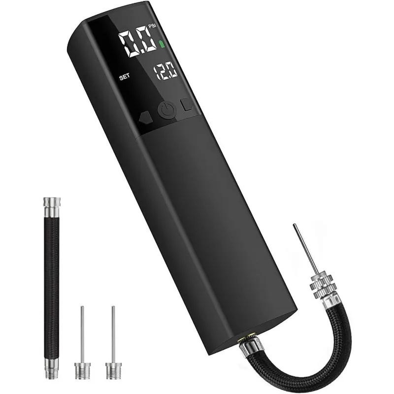 

Pumteck Electric Ball Pump, Smart Air Pump Portable Fast Ball Inflation with Precise Pressure Gauge and Digital LCD Display for