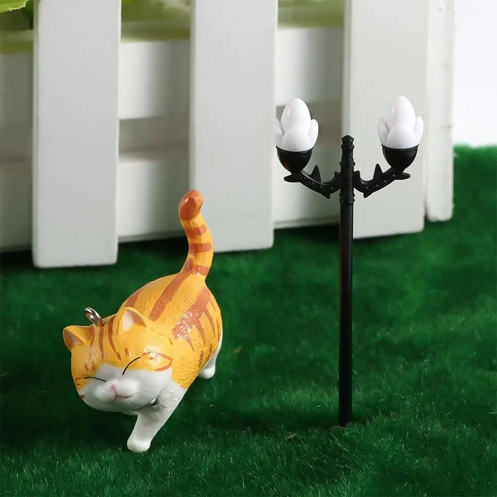 크리 에이 티브 플라스틱 정원 요정 장식 홈 가로등 조경 미니어처 램프 인공 램프