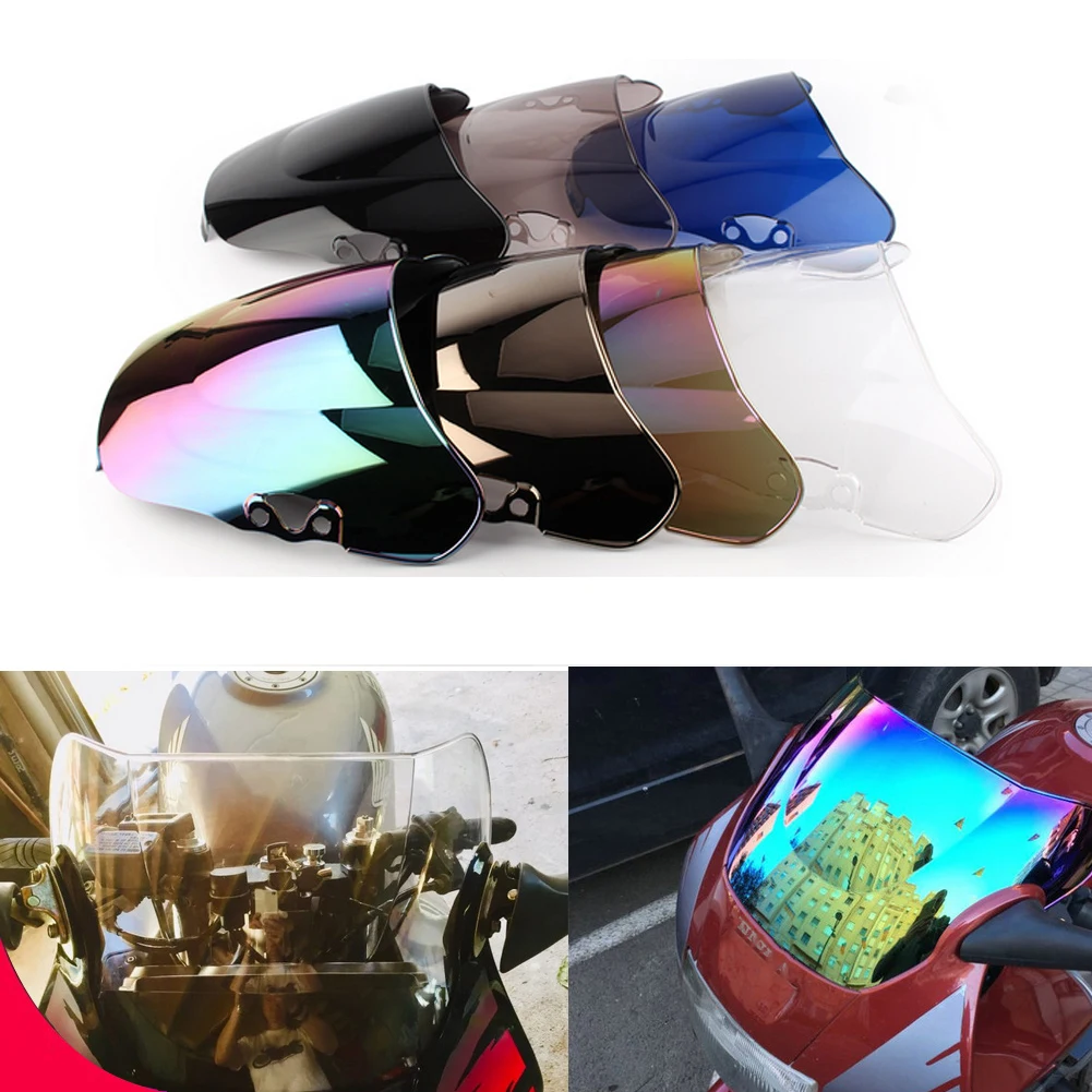 Motorcycle screen Double Bubble Windshield Deflector Protector WindScreen For Honda CBR 600 F2 CBR600 1991 1992 1993 1994 CBRF2