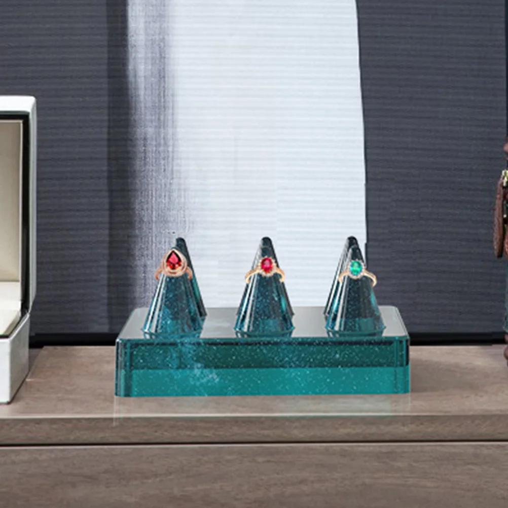 

Silicone Ring Holder Mold Crystal Resin Casting DIY Jewelry Storage Rack Tapered Cone Reusable Flexible Eco Friendly Epoxy Craft