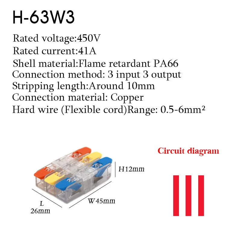 Wire Connectors, Electric Push-in Terminal Blocks
