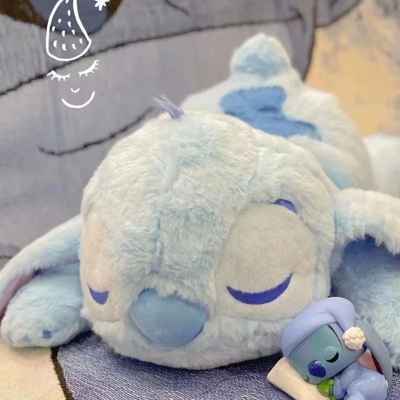 40CM-110CM New Disney Lilo & Stitch Doll Cartoon Angel Plush Toy Cute Anime Soft Pillow Stuffed Kawaii Children's Birthday Gift