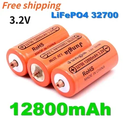 100% Original 32700 12800mAh 3.2V lifepo4 Rechargeable Battery Professional Lithium Iron Phosphate Power Battery with screw