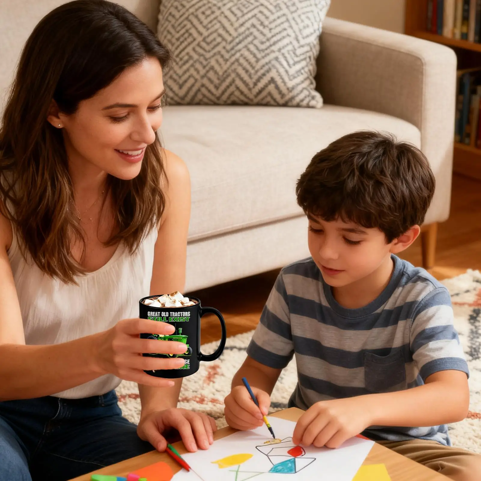 

Farm Coffee Cup Tractor Milk Cup Novelty Coffee Mugs For Home Kitchen Travel Morning Work Break Study Breakfast Evening