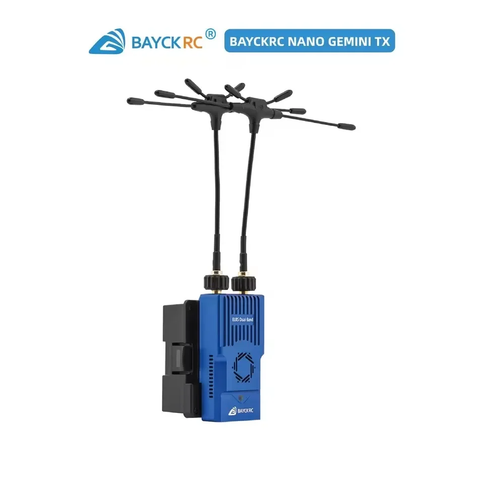 BAYCK Nano ELRS TX 모듈 - 915MHz/2.4GHz 1W 듀얼 밴드, 냉각 팬, FPV 레이싱 드론용 장거리