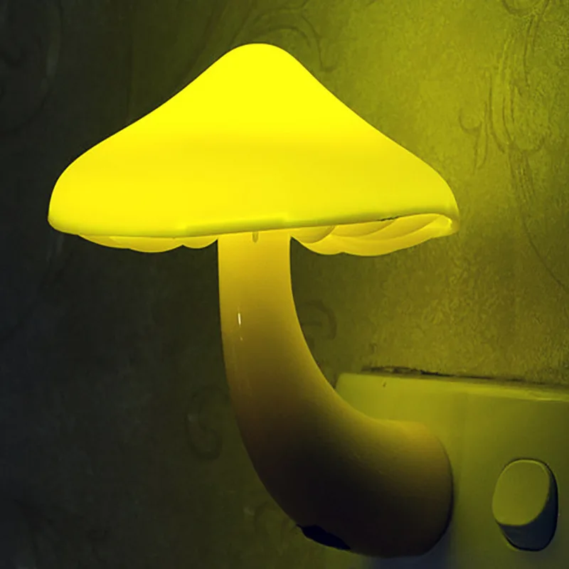 LEDLight الاستشعار علة زهرة العشب الفطر مقبس التحكم في الضوء ضوء الليل الاتحاد الأوروبي/الولايات المتحدة التوصيل الحدود العرض