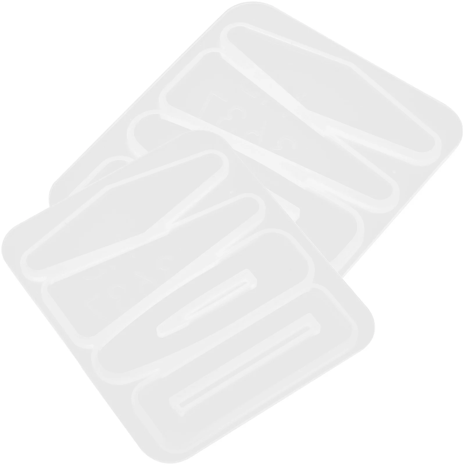 

2 шт. силиконовые формы для шпилек для эпоксидной смолы DIY ремесло гладкая многоразовая форма для ювелирных изделий и аксессуаров для волос