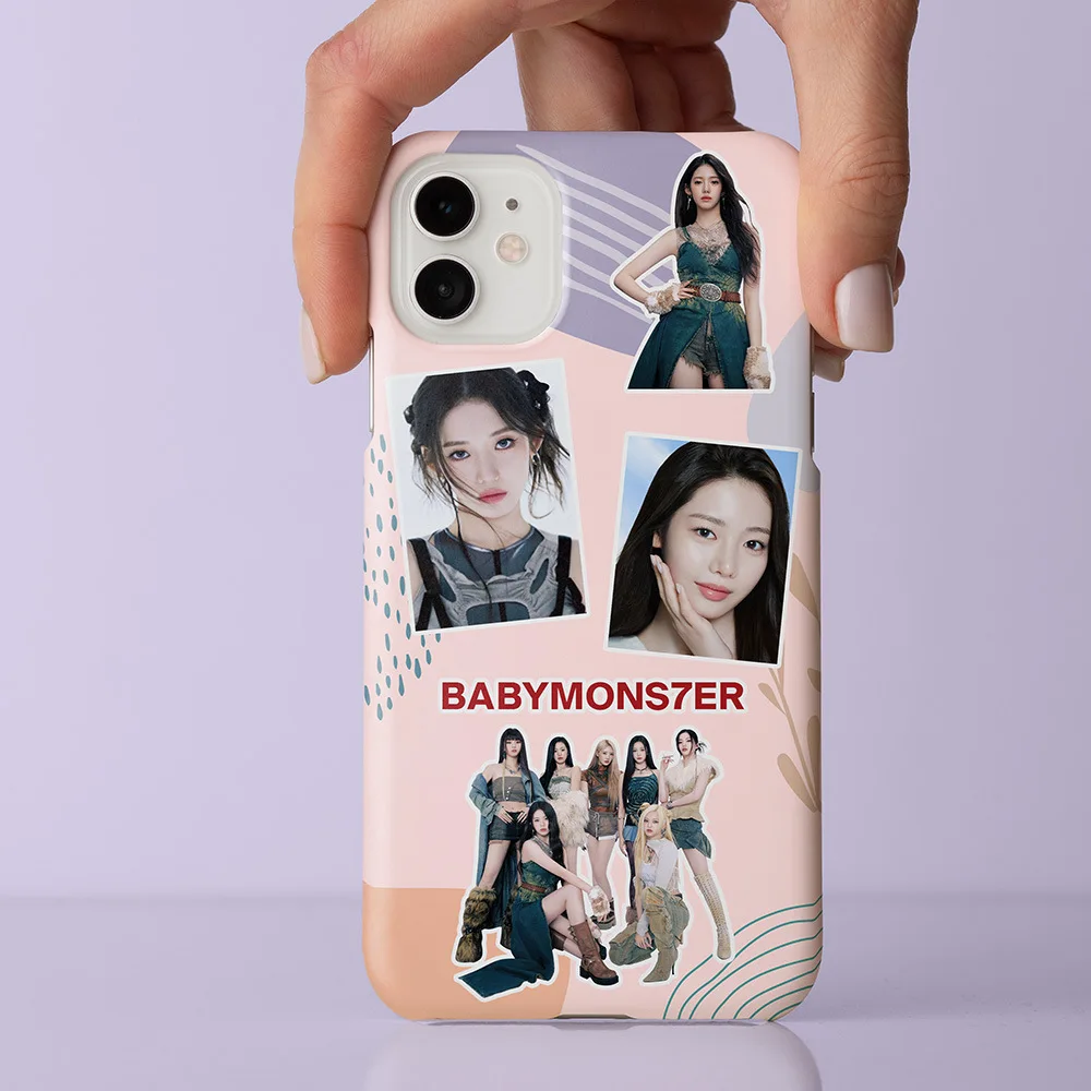 102Pcs/Set Kpop Idol BABYMONSTER New Album LIKE THAT Cartoon Waterproof Graffiti Stickers Computer Cartoon Decoration