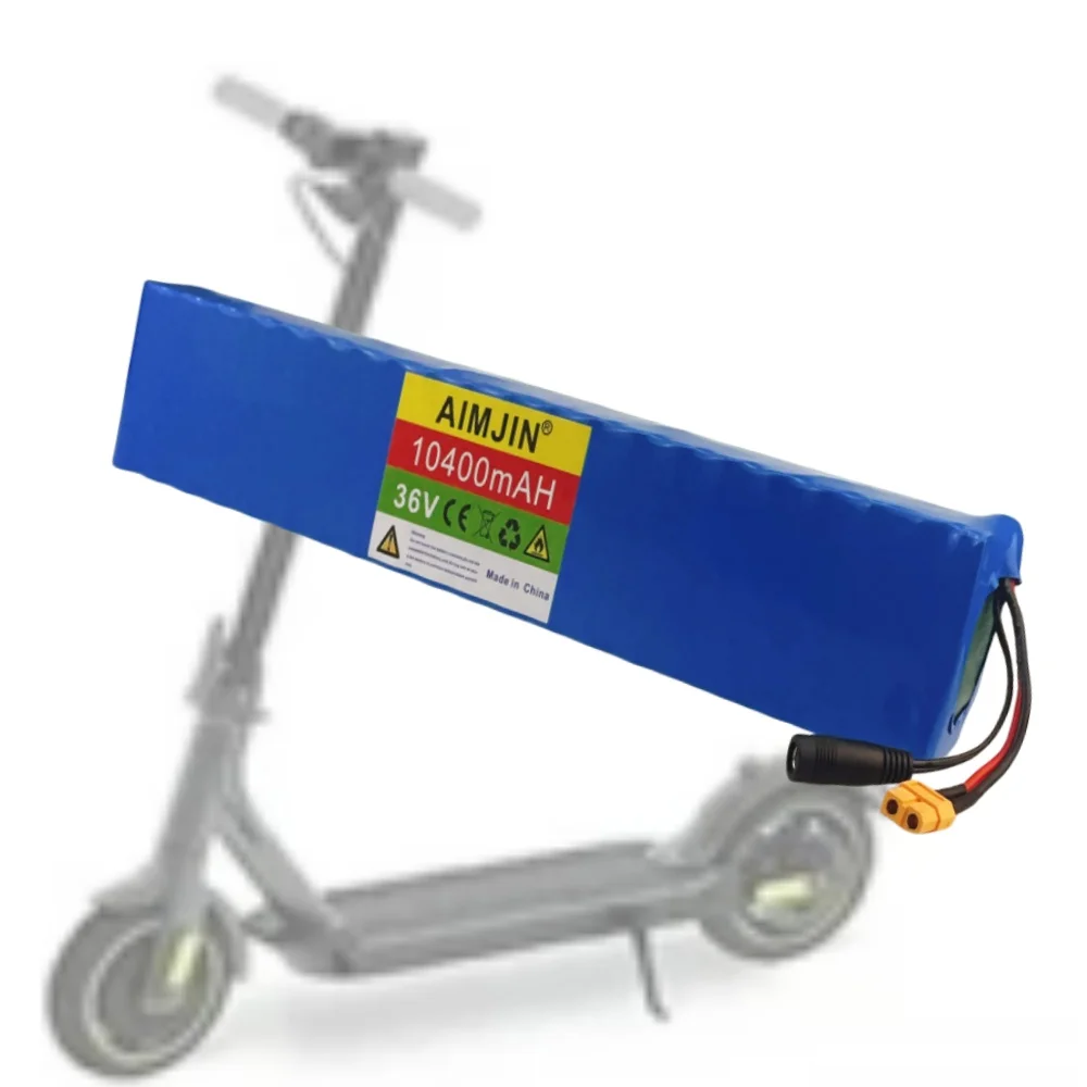 10S4P 36V 10400mAh electric scooter lithium battery 18650 battery pack 36V 10.4Ah electric scooter battery