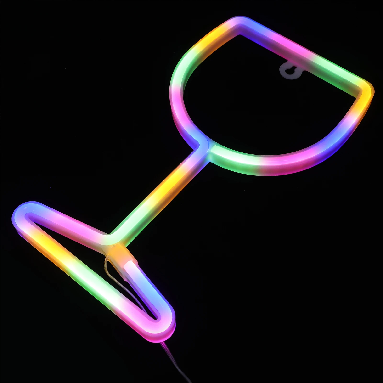 

Ambient Light Neon Glass Glasses Cup Acrylic Cocktails Sign for Wall Decor