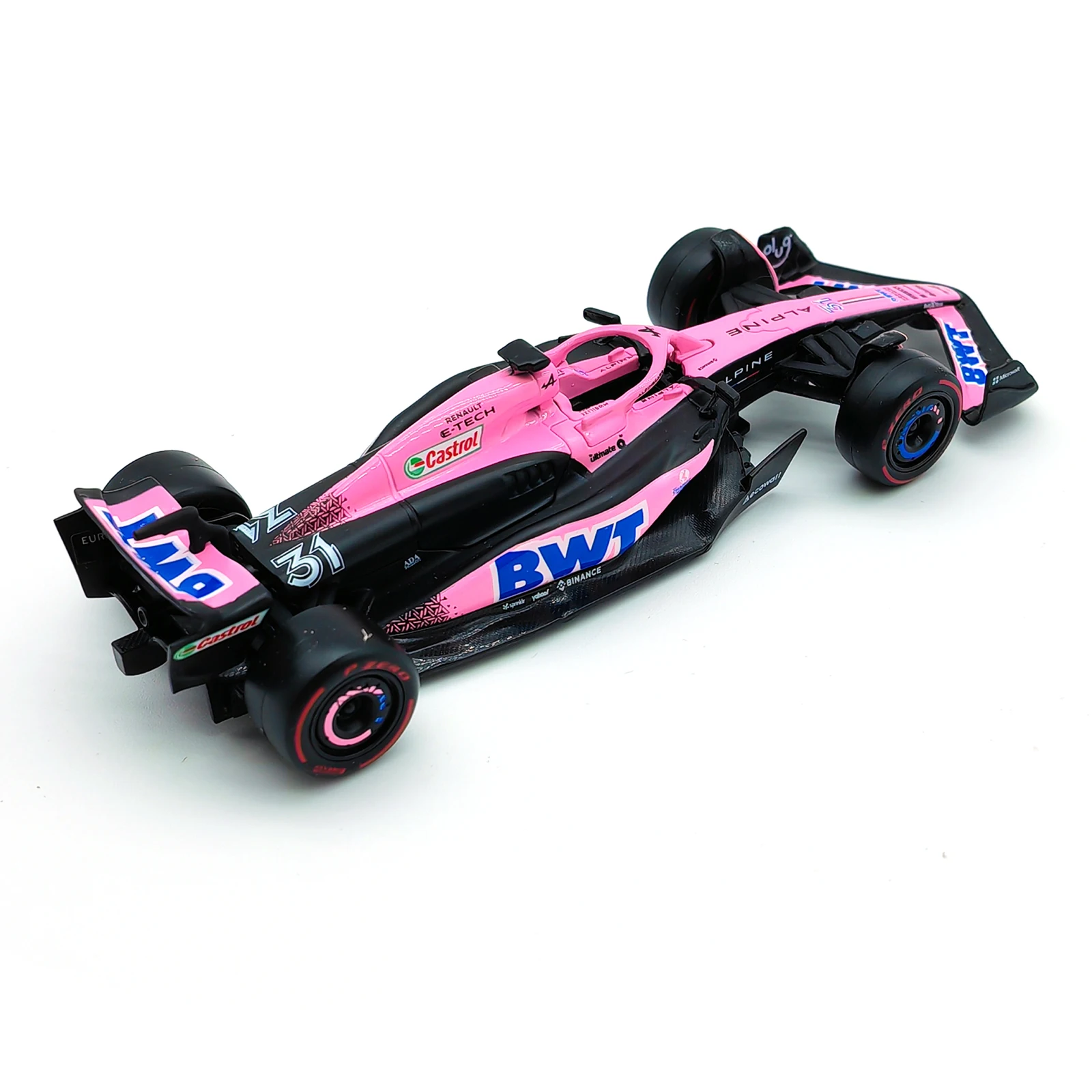 Bburago 1:43 Alpine F1 Team A523 2023 #10 Pierre Gasly #31 Esteban Ocon Legering Auto Die Gegoten Model Speelgoed Verzamelbare Wedstrijd